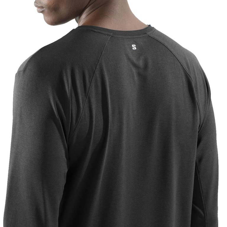 Футболка Salomon SHKout Core LS Tee M - чорна