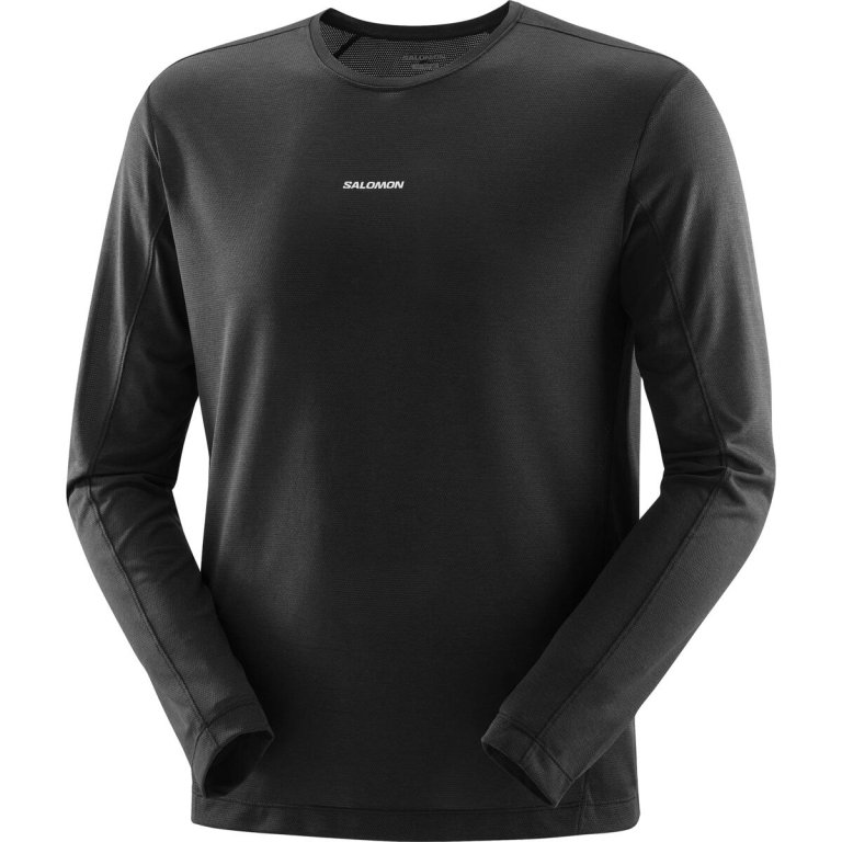Футболка Salomon SHKout Core LS Tee M - чорна