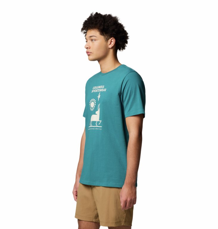 Футболка Columbia Explorers Canyon™ SS Tee M - синя