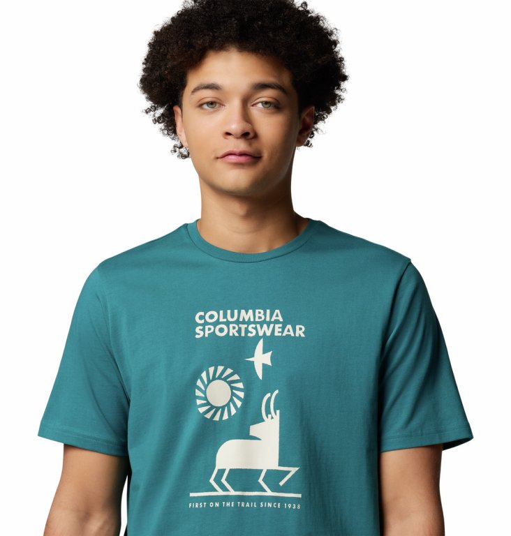 Футболка Columbia Explorers Canyon™ SS Tee M - синя