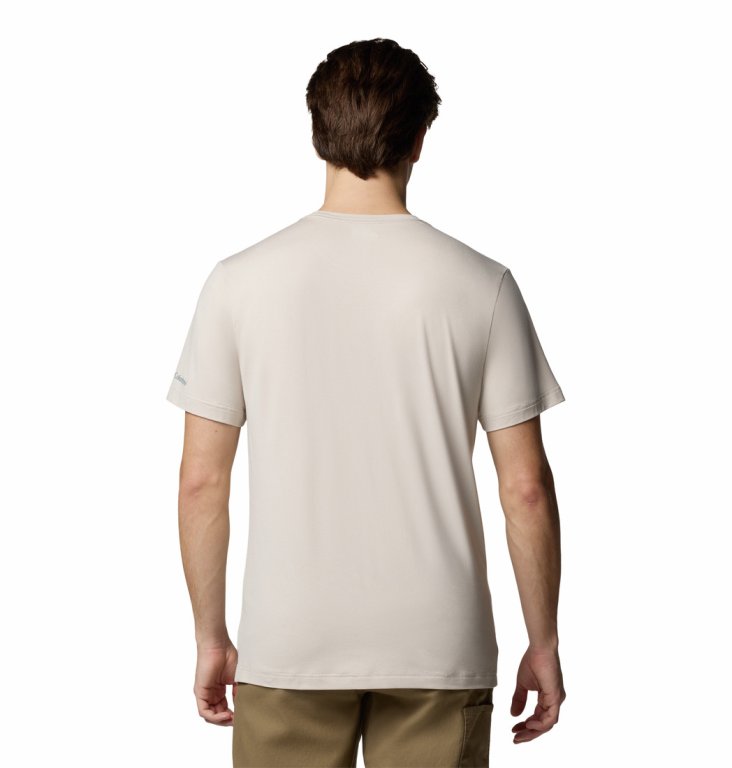 Футболка Columbia Kwick Hike™ Graphic SS Tee M - бежевий