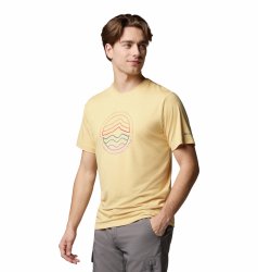 Футболка Columbia Kwick Hike™ Graphic SS Tee M - жовтий