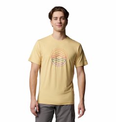 Футболка Columbia Kwick Hike™ Graphic SS Tee M - жовтий