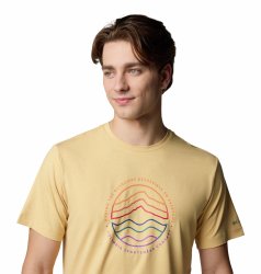 Футболка Columbia Kwick Hike™ Graphic SS Tee M - жовтий