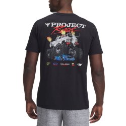 Футболка Under Armour Pjt Rck Truck SS - чорна