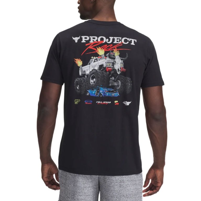 Футболка Under Armour Pjt Rck Truck SS - чорна