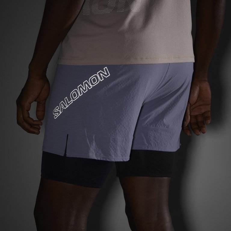 Шорти Salomon Sense 2in1 Шорти M - фіолетові