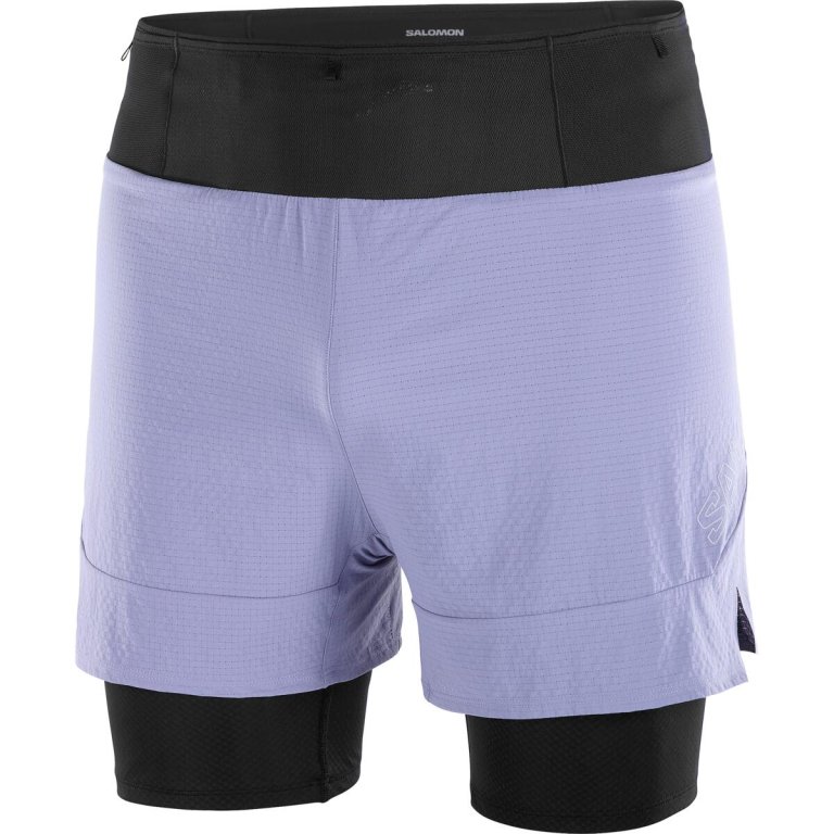 Шорти Salomon Sense 2in1 Шорти M - фіолетові