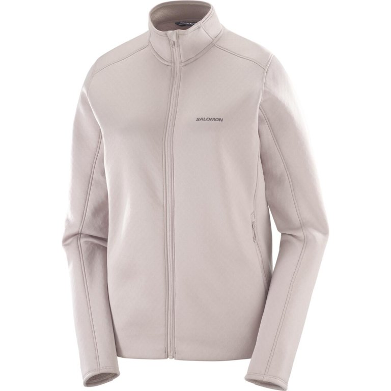 Світшот Salomon Outline Warm FZ W - рожева