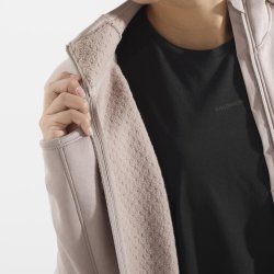 Світшот Salomon Outline Warm FZ W - рожева