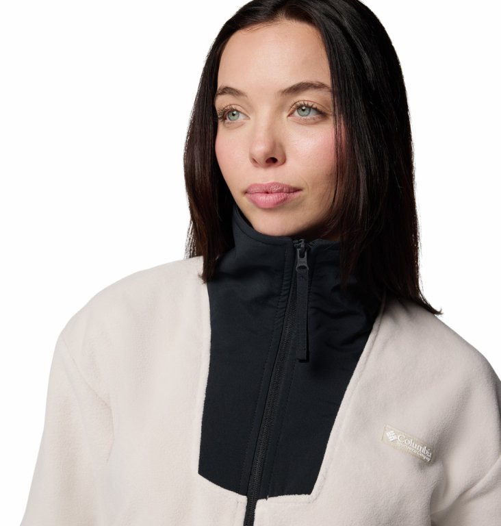 Кофта Columbia Sequoia Grove™ Full Zip Fleece W - бежевий/чорний