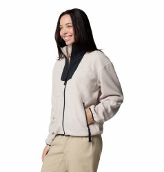 Кофта Columbia Sequoia Grove™ Full Zip Fleece W - бежевий/чорний