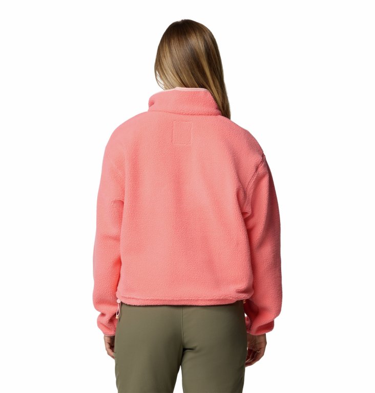 Світшот Columbia Helvetia™ II Cropped Half Snap Fleece W - рожевий