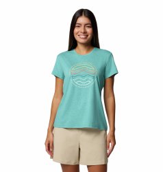 Футболка Columbia Sloan Ridge™ Graphic SS Tee W - синій