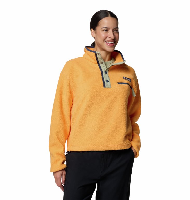 Світшот Columbia Helvetia™ II Cropped Half Snap Fleece W - жовтий