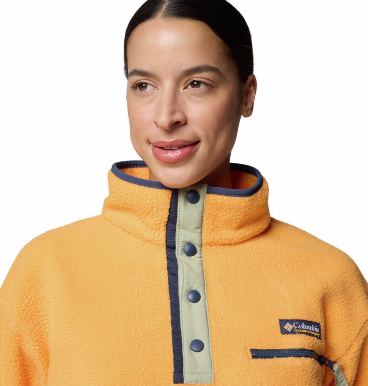 Світшот Columbia Helvetia™ II Cropped Half Snap Fleece W - жовтий