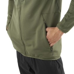Худі Salomon Essential Lightwarm FZ M - зелене