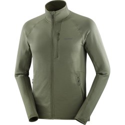 Худі Salomon Essential Lightwarm FZ M - зелене