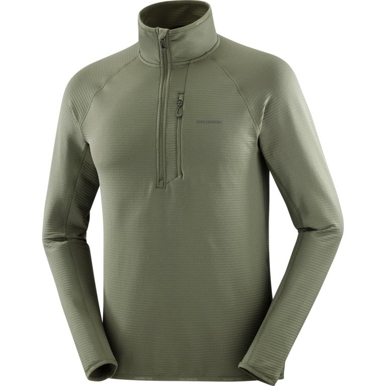 Худі Salomon Essential Lightwarm HZ M - зелене