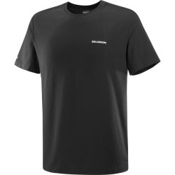 Футболка Salomon Chest Logo Regular Tee M - чорна