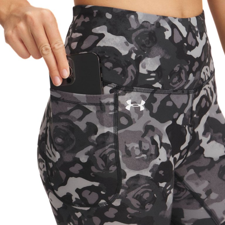 Легінси Under Armour Motion Ankle Leg Print W - чорно/біло/сірі