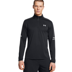 Футболка Under Armour Tech Utility 1/4 Zip M - чорна/біла