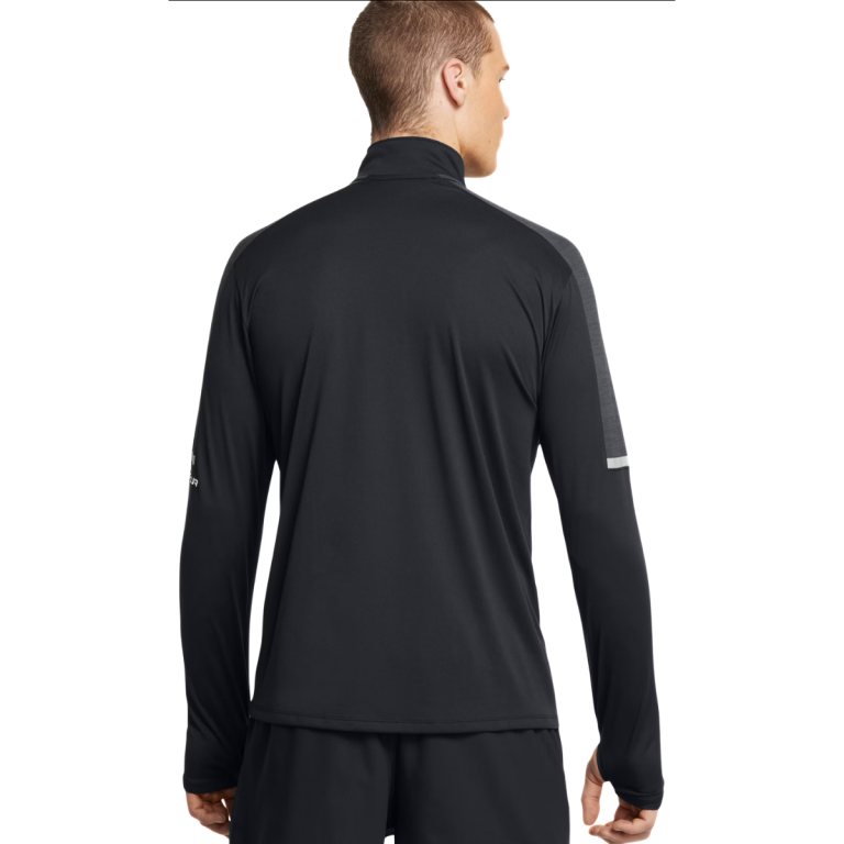 Футболка Under Armour Tech Utility 1/4 Zip M - чорна/біла