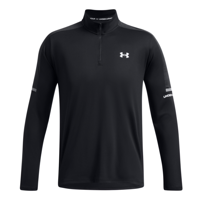 Футболка Under Armour Tech Utility 1/4 Zip M - чорна/біла