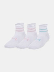 Шкарпетки Under Armour Essential Nov 3pk Qtr Wmn White White Stream
