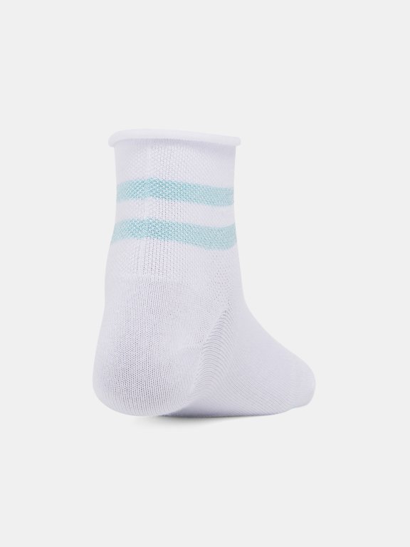 Шкарпетки Under Armour Essential Nov 3pk Qtr Wmn White White Stream