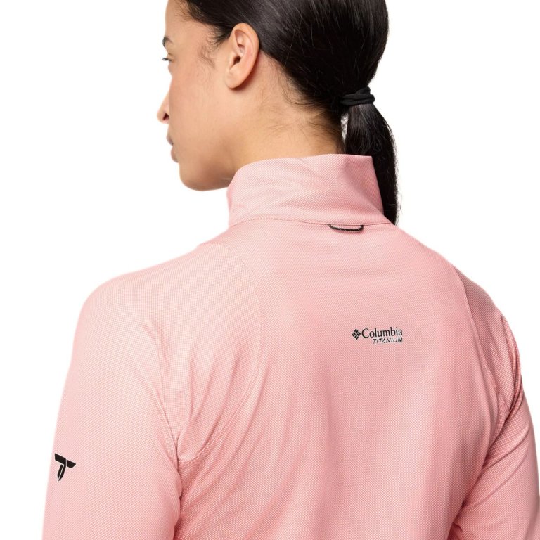 Світшот Columbia EU Summit Valley™ LS Half Zip W - рожевий
