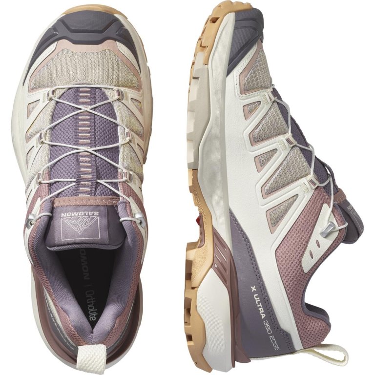 Взуття Salomon X Ultra 360 Edge W - бежево/фіолетове