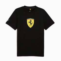 Футболка Puma Ferrari Race Colored Big Shield Tee M - чорна