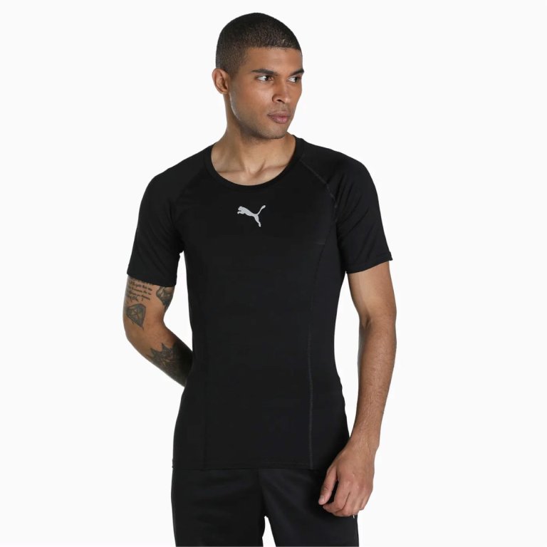 Футболка Puma Liga Baselayer Tee SS M - чорний
