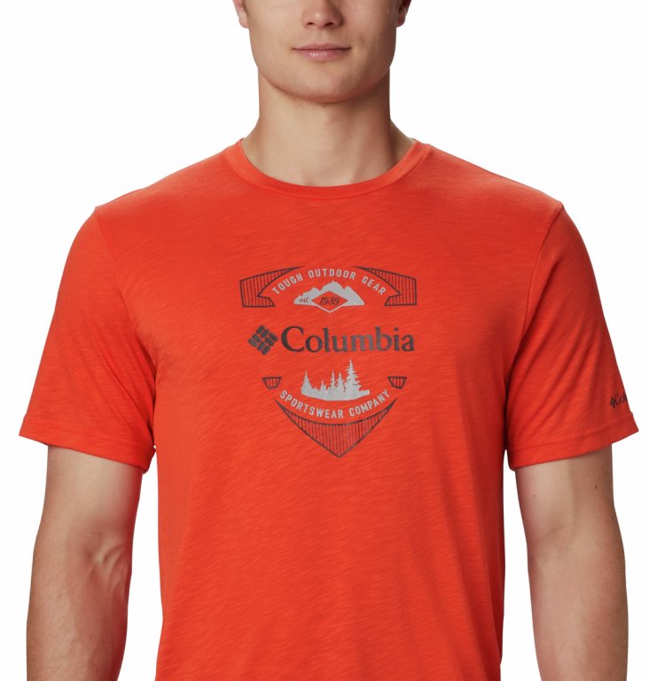 Футболка Columbia Nelson Point™ Graphic SS Tee M - помаранчевий