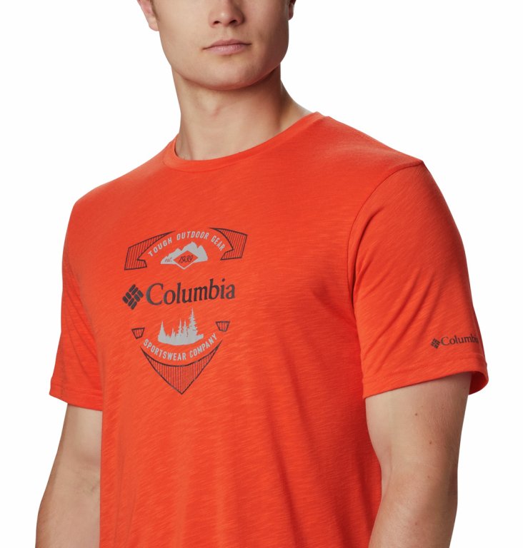 Футболка Columbia Nelson Point™ Graphic SS Tee M - помаранчевий