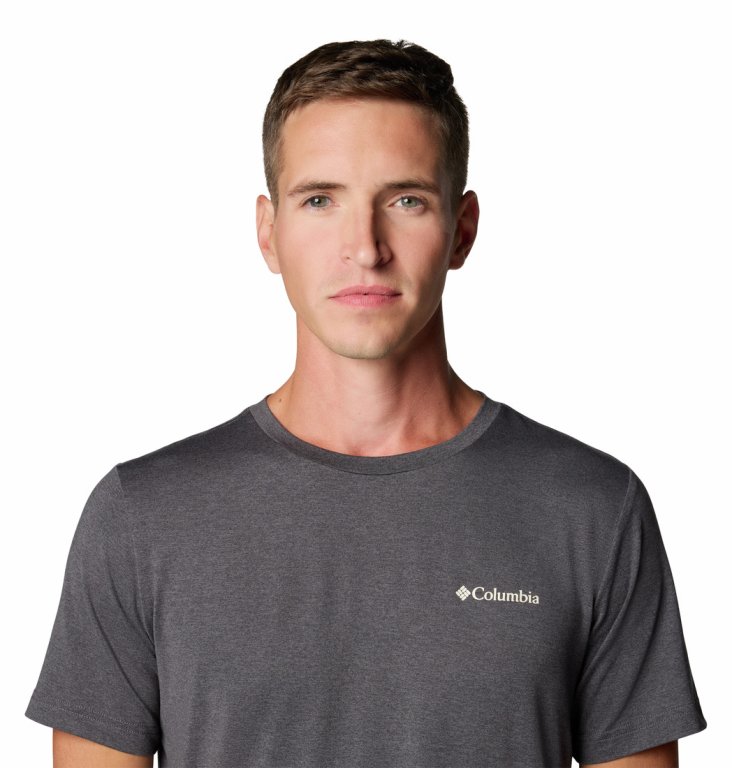 Футболка Columbia Kwick Hike™ Back Graphic SS Tee M - сірий