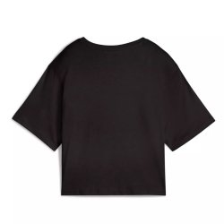 Футболка Puma ESS Cropped No.1 Logo Relaxed Tee W - чорний