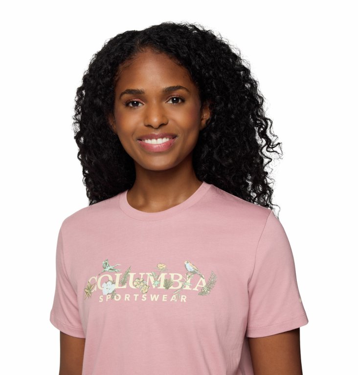 Футболка Columbia Boundless Beauty™ Logo SS Tee W - рожевий