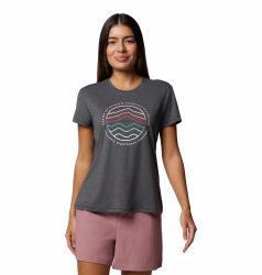 Футболка Columbia Sloan Ridge™ Graphic SS Tee W - сірий