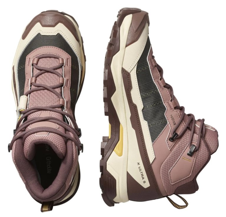 Взуття Salomon X Ultra 5 Mid GTX W - рожевий