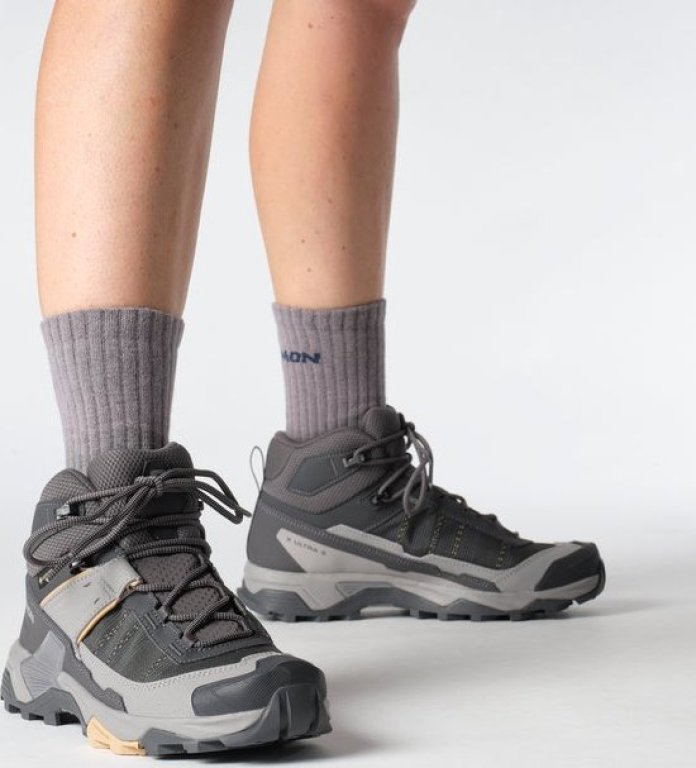 Взуття Salomon X Ultra 5 Mid GTX W - сірий