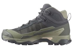 Взуття Salomon X Ultra 5 Mid GTX W - сірий/зелений
