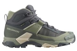Взуття Salomon X Ultra 5 Mid GTX W - сірий/зелений