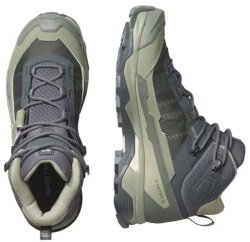 Взуття Salomon X Ultra 5 Mid GTX W - сірий/зелений