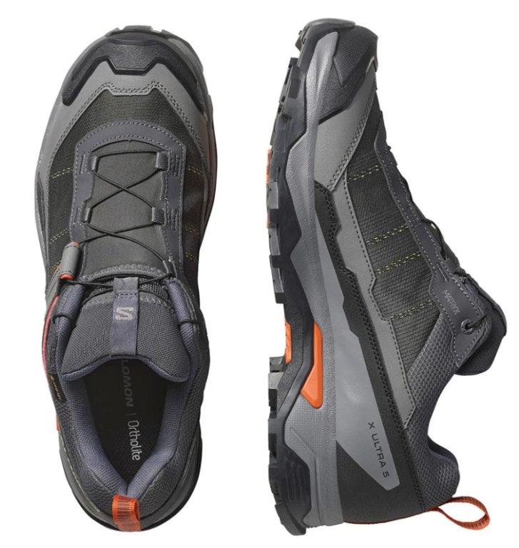 Взуття Salomon X Ultra 5 GTX M - сірий/помаранчевий