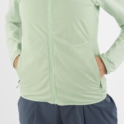 Світшот Salomon Essential Lightwarm Hybrid W - зелений