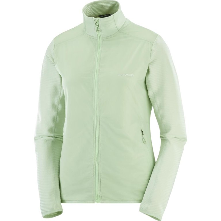 Світшот Salomon Essential Lightwarm Hybrid W - зелений