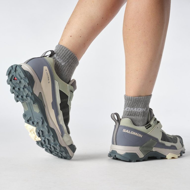 Взуття Salomon X Ultra 5 GTX W - зелений/синій