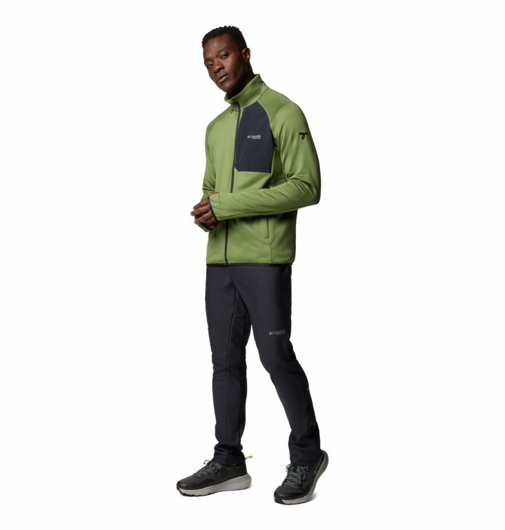 Світшот Columbia Triple Canyon™ Grid Fleece FZ II M - зелений/чорний